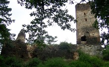 BEROUNKA - Liblín na Berounce - zřícenina hradu Libštejn